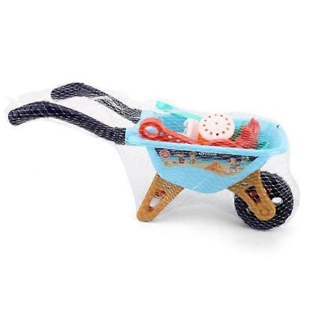 6 st Leksaksset, Barn Trädgård Skottkärra Lekset Sandlåda Strand Trädgårdsredskap Vagn Leksak Strand (FMY)