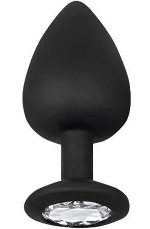 Afterdark Funkelnder Butt Plug aus Silikon S