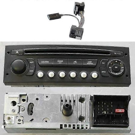 Bilstereo Bluetooth 5.0 Mottagare Aux Adapter för Peugeot Citroen C2 C5 Rd45 Rd4 Radiomodul Bluetooth Aux Kabel