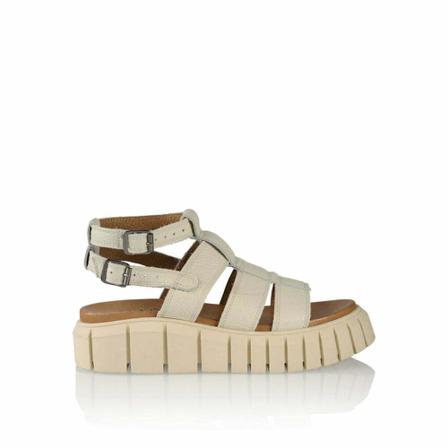 Dwrs Jeruzalem - Sandaal | Off white , Beige , Dames , Maat: 40 EU