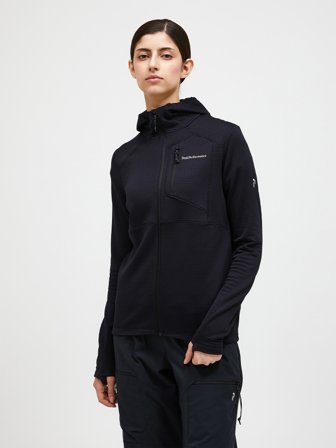 Trail Polartec Power Grid Zip Hood Women