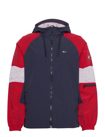 Tjm Mix Fabric Zipthrough Patterned Tommy Jeans
