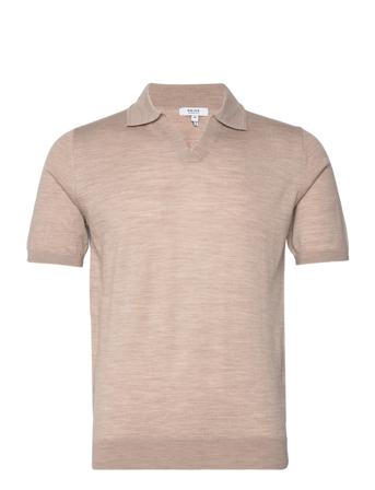 Duchie Polos Short-sleeved Beige Reiss