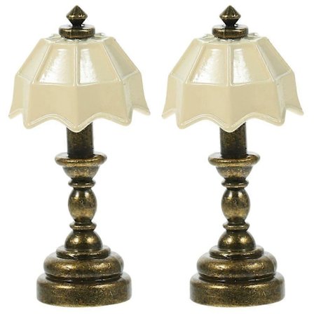 2 kpl Nukkekodin Pöytävalaisin Pienoiskoossa Yölamppu Malli Pienoiskoossa Pöytävalaisin Malli Pienoiskoossa Lamppu