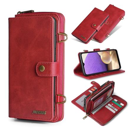 iPhone 14 Pro -lompakko, jossa korttipidike ja säädettävä crossbody-lanyard, PU-nahkakotelo, korttipaikat, läppäkotelo