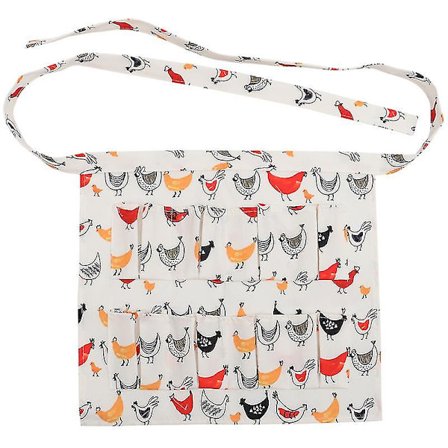 Kreativ Ægindsamlingsforklæde Klud Andeæg Høneæg Forklæde Med Lommer