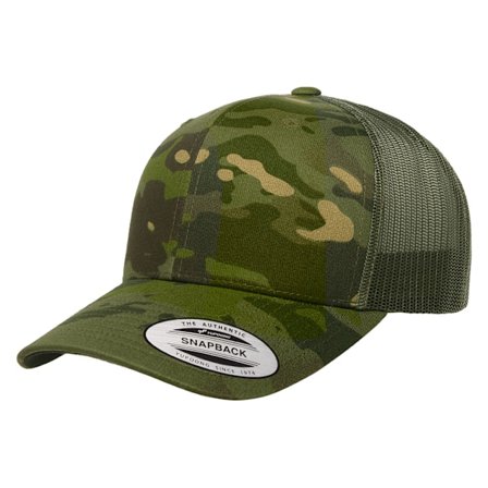 Flexfit by Yupoong Multicam Retro Trucker Cap One Size Tropical