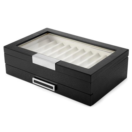 Caixa Expositora Preta para Guardar Canetas - 20 Canetas para homens - Presentes de aniversário