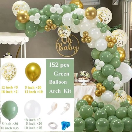 Balloon Arch Kit Sage Green Balloons Garland Kit STYLE 1 STYLE 1