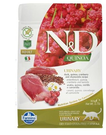 Farmina Natural & Delicious Quinoa Urinary Anatra Grain Free Cibo