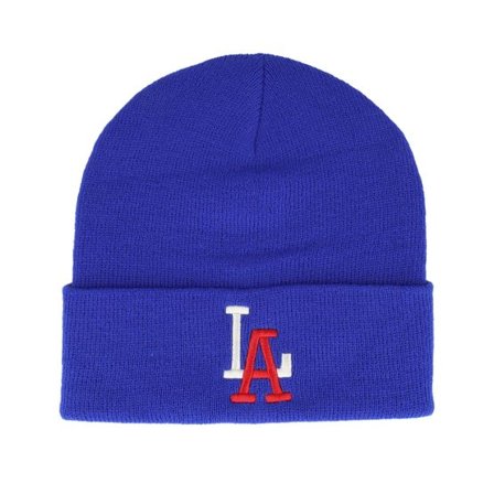 American Needle - MLB Blå cuff Beanie - Los Angeles Dodgers Milb Knit Royal Cuff @ Hatstore
