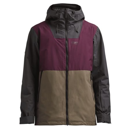 ColourWear Block Jacket Men unlined ski jackets Brown L