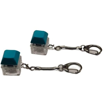 Keyboard Clicker med LED-lys Tastatur Fidget Toys MØRKEBLÅ