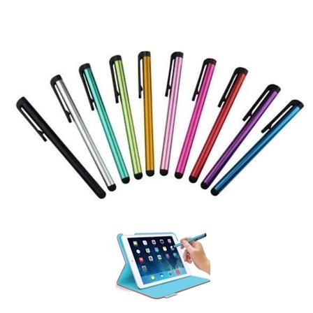 10-pack Stylus Touchpennor i Metallic - Pekskärmskontroll med
