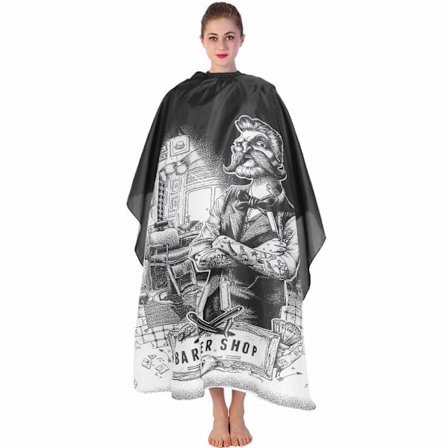 Frisörkappa, Klippkappa, Frisörkappa Salong Cape Hårklippning Go