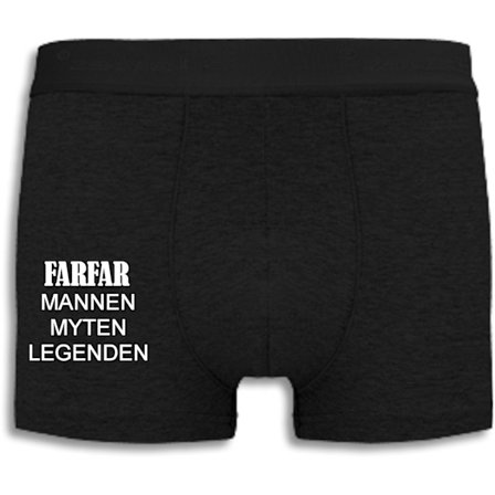 Boxershorts - Farfar, Mannen - Myten - Legenden