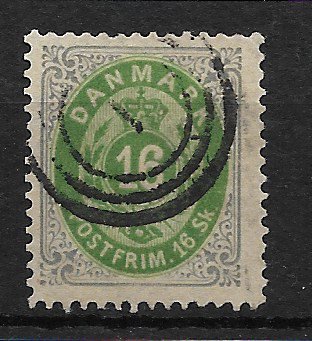 Danmark 1871 - AFA 20 - Stemplet