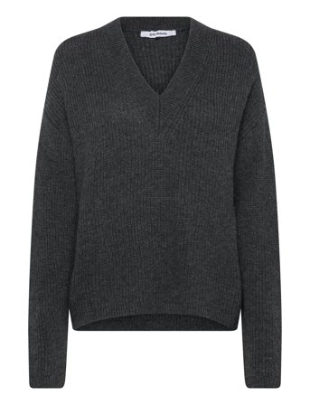 Srwest V-Neck Knit Grey Soft Rebels