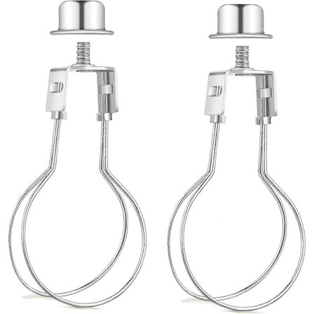 2-pack Lampskärmhållare Adapter Kit (silver)