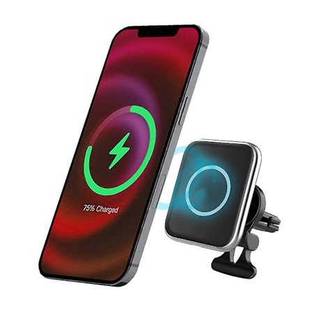 Magsmart 15w Magnetisk Trådløs Billader, Magsafe Kompatibel Lade Mobiltelefonholder, Luftventil Biltelefonholder Støtter Magsafe Etui Designet For