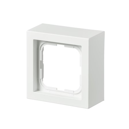 ABB 1721S85-884 Förhöjningsram 85 x 40 mm, vit 1-fack, Strömbrytare & vägguttag