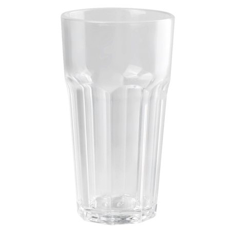 350 ml Husholdningsakryl oktagonal kopp Øl Vin Whisky Glass Cup Hotellbar KTV Tilbehør Transparent Oktagonal Cup, 350 ml