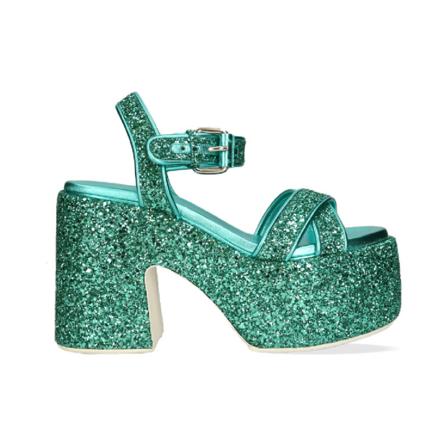Casadei Sandalen , Groen , Dames , Maat: 36 1/2 EU