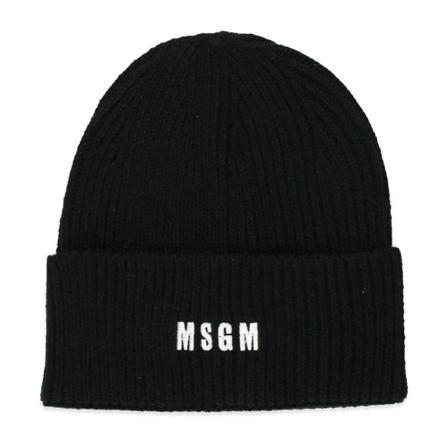 Msgm, Beanies Zwart, Dames, Maat:ONE Size