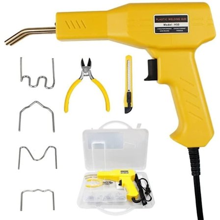 50W Bærbar Plast Svejsemaskine Plast Svejsepistol Håndholdt Svejser Varm Hæftemaskine til Bilkofanger Svejsemaskine PVC, EU Stik