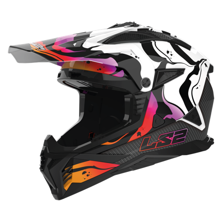 LS2 MX708 Fast II MX Helmet Wash White Gloss XL