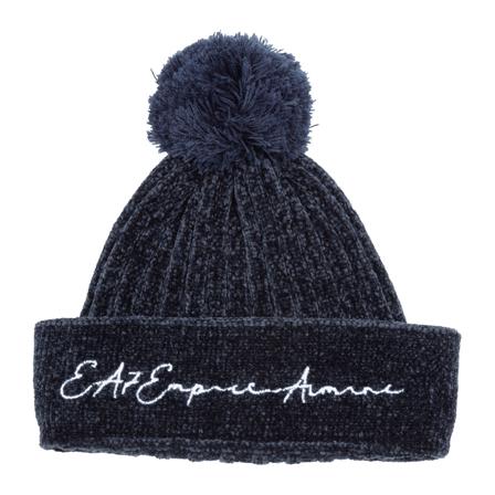 Emporio Armani Ea7, Train Beanie Blauw, Dames, Maat:S