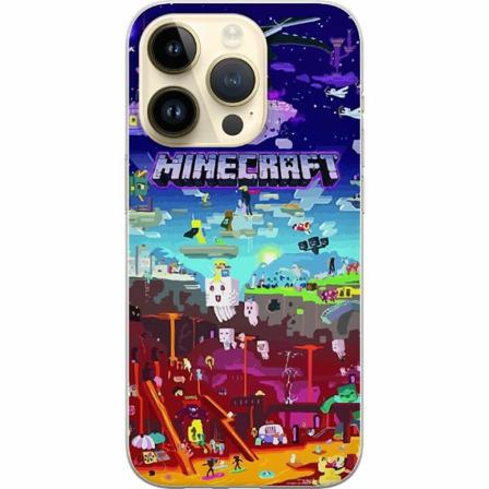 Apple Iphone 14 Pro Mjukt Skal - Minecraft