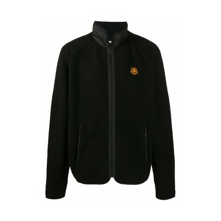 Kenzo Fleece Jakke Sort, Herre, Størrelse: M