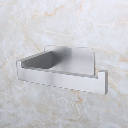 ZUNTO Toiletpapirholder i rustfrit stål - Toiletpapirholder uden boring - KLB