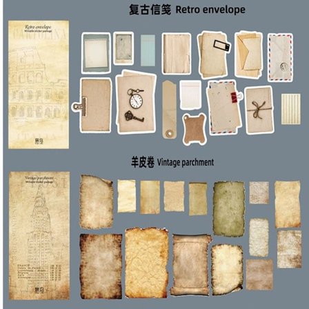 180 STK Stickers Vintage Stickers SETT