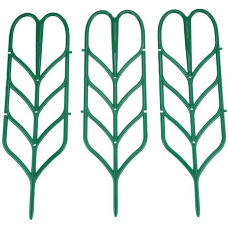 3 st Mini DIY Bladform Trädgård Spaljé Växt Spaljé Krukor Stöd för Klätterväxter Krukväxter Vinrankor Gurkor