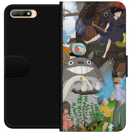 Huawei Y6 (2018) Lompakkokotelo Studio Ghibli