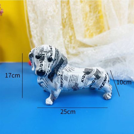 Gravhundstatue Graffiti Dyreskulptur 2 2