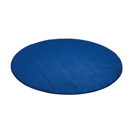 Round play mat KALLE, Ø1500 mm, blue