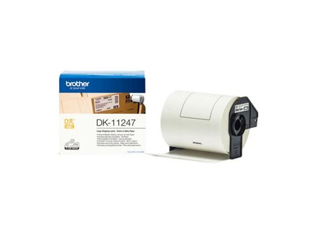 BROTHER Etikett DK11247 103x164 180/fp - Lyreco - Kontorsmaskiner - Etikettskrivare och etiketter - Etiketter - Brother