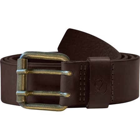 Fjällräven Women's Singi Two-pin Belt in Leather Brown | Size: 85 cm