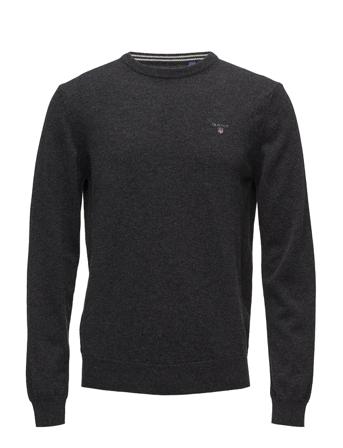 Superfine Lambswool Crew T-Langærmet Skjorte Brun GANT