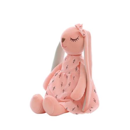 35 cm kawaii langt øre kanin plys legetøj baby søvn komfort dukker udstoppet blødt dyre legetøj
