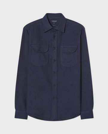 Lexington Casual Moleskin skjorte, mørkeblå