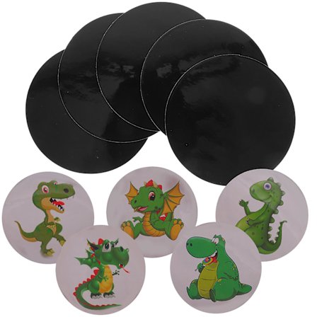 20 stk klistremerker for pottetrening for småbarn - Klistremerker for pottetrening med dyr