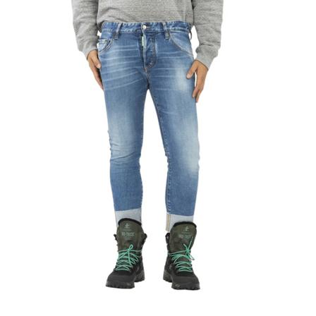 Dsquared2, Skinny Jeans Blauw, Heren, Maat:S