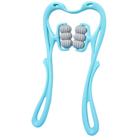 Paineenpisteiden niskahierontalaite, käsikäyttöinen 6 rullan niskahierontalaite niska-hartia-alueen triggeripisteille