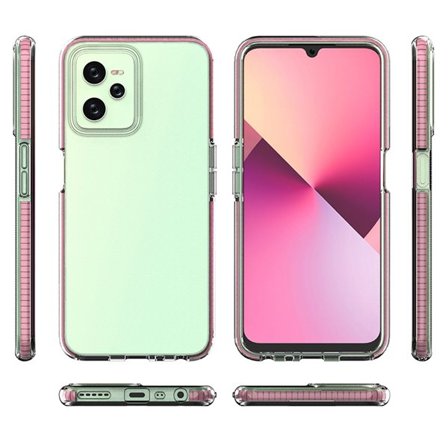 Spring Case etui til Realme C35 silikone cover med ramme sort