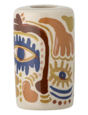 Horus Candle Holder Home Decoration Candlesticks & Lanterns Candlesticks Multi/patterned Bloomingville