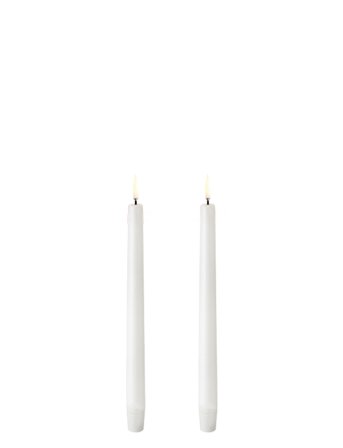 UYUNI Lighting Taper Led Candle - White - H20CM